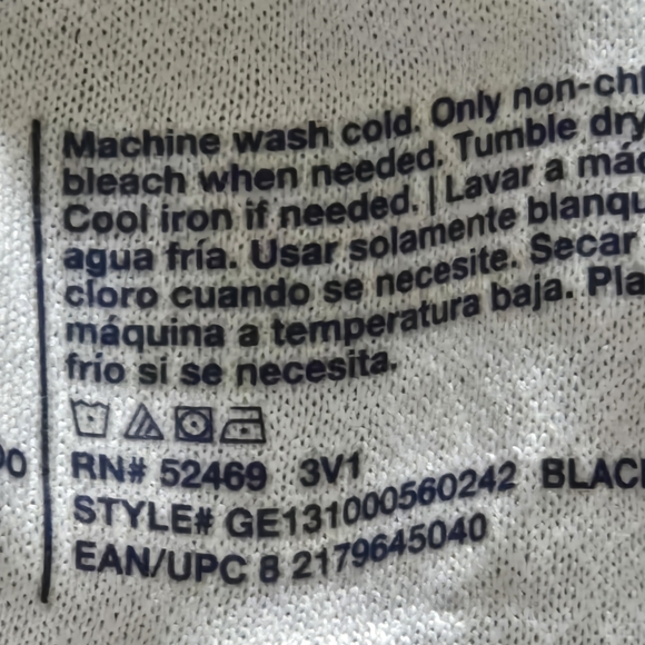 George Men XL (40-42) Black Blue Abstract Patterned 9" Swim Shorts Drawstring - Picture 7 of 9